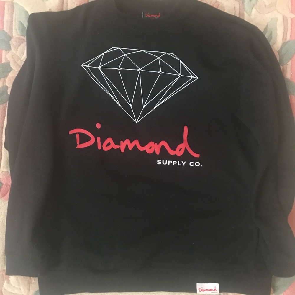 Diamond Supply Co. Men's Logo Crewneck Sweatshirt